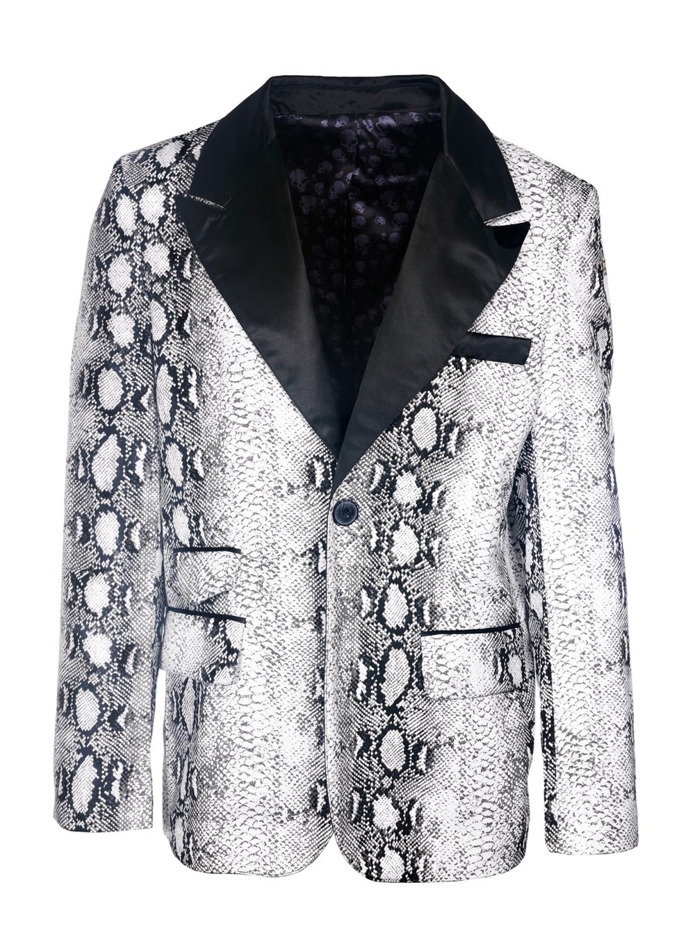 Rock Roll n Soul Strutter II Blazer Jacket Snakeskin Skull Lined Mens 3XL